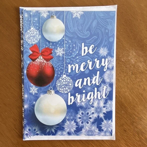 DAV Christmas Greeting Cards Set of 4 Decorative Santa Claus Snowman Multicolor - Picture 7 of 9